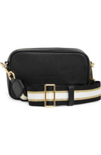 Cargar imagen en el visor de la galería, Crossbody Marc Jacobs Flash - Black Strap Gold and White